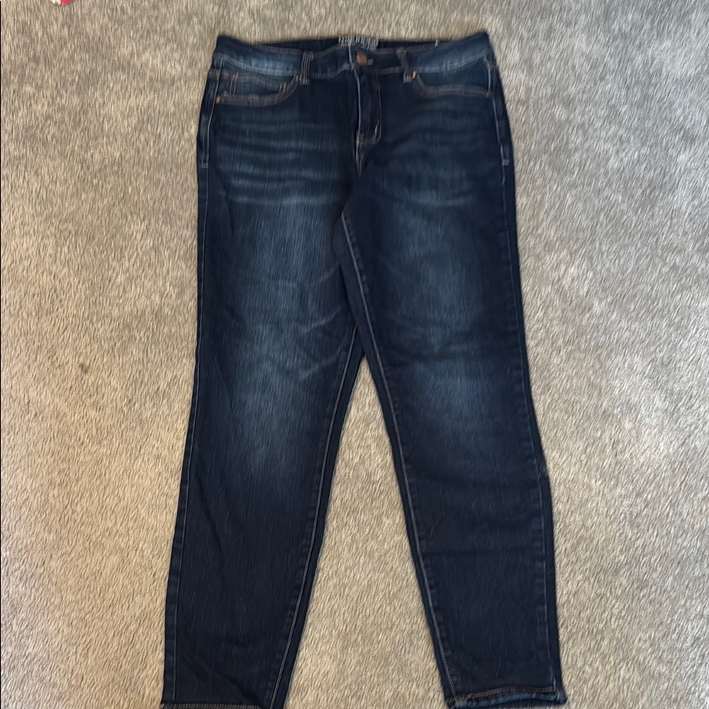 Dark Blue Denim Jeans